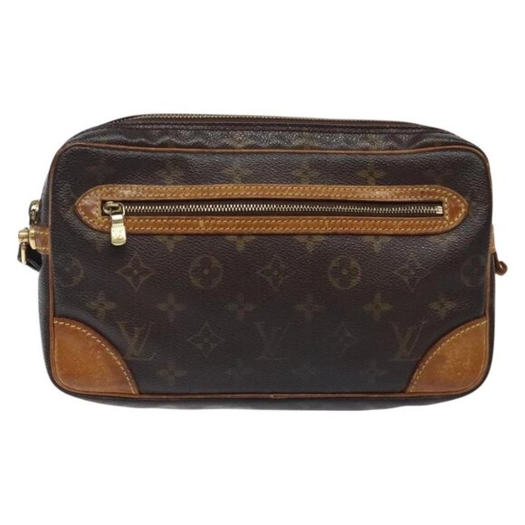 LOUIS VUITTON Monogram Marly Dragonne GM Clutch Bag - Picture 2 of 16